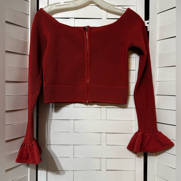 Gianni Bini Ribbed Crop Top - Picture 3 of 6